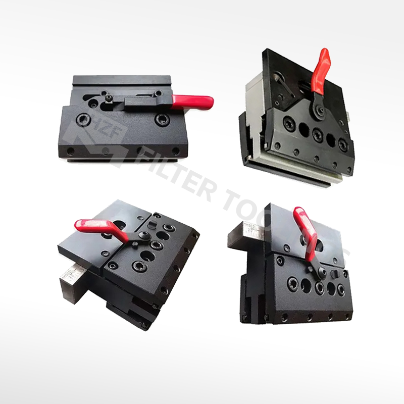 Quick clamps for press brake tooling changeover, fast setup and safety