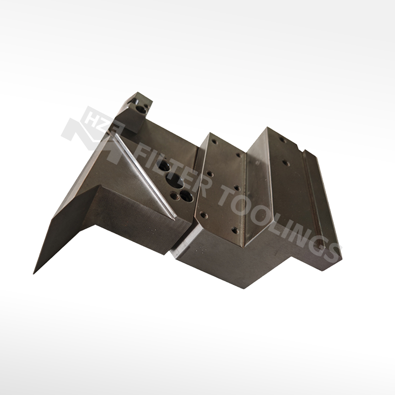 Flexible press brake tooling for multi-angle forming, high fatigue resistance