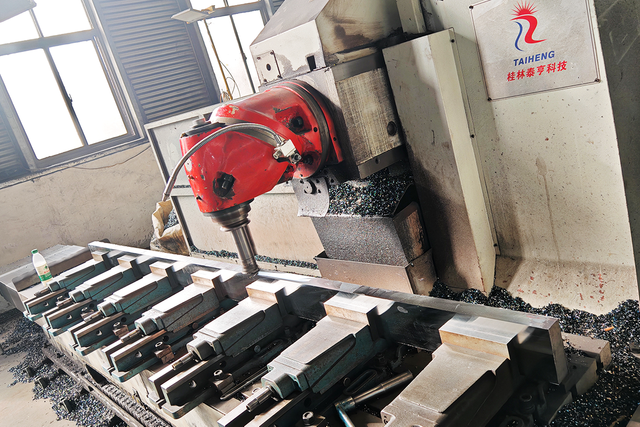 Press brake tooling production line forging heat treatment and machining